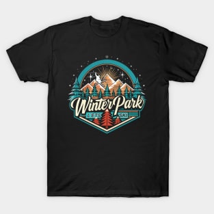 Retro Winter Park Ski T-Shirt